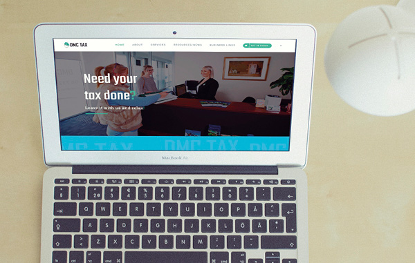 DMC Tax - website design
