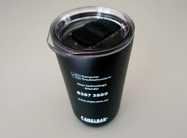 Cambelbak Coffee Tumblers for Computer Troubleshooters Hallett Cove