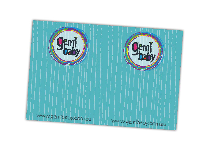 Postcards used as product cards for Gemibaby